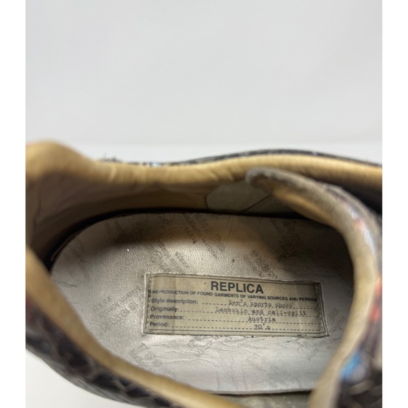 Maison Margiela Replica GAT Galaxy Snakeskin Sneaker FW13 Size 11 US 44 EU - Picture 9 of 9